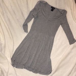Gray textured Dress